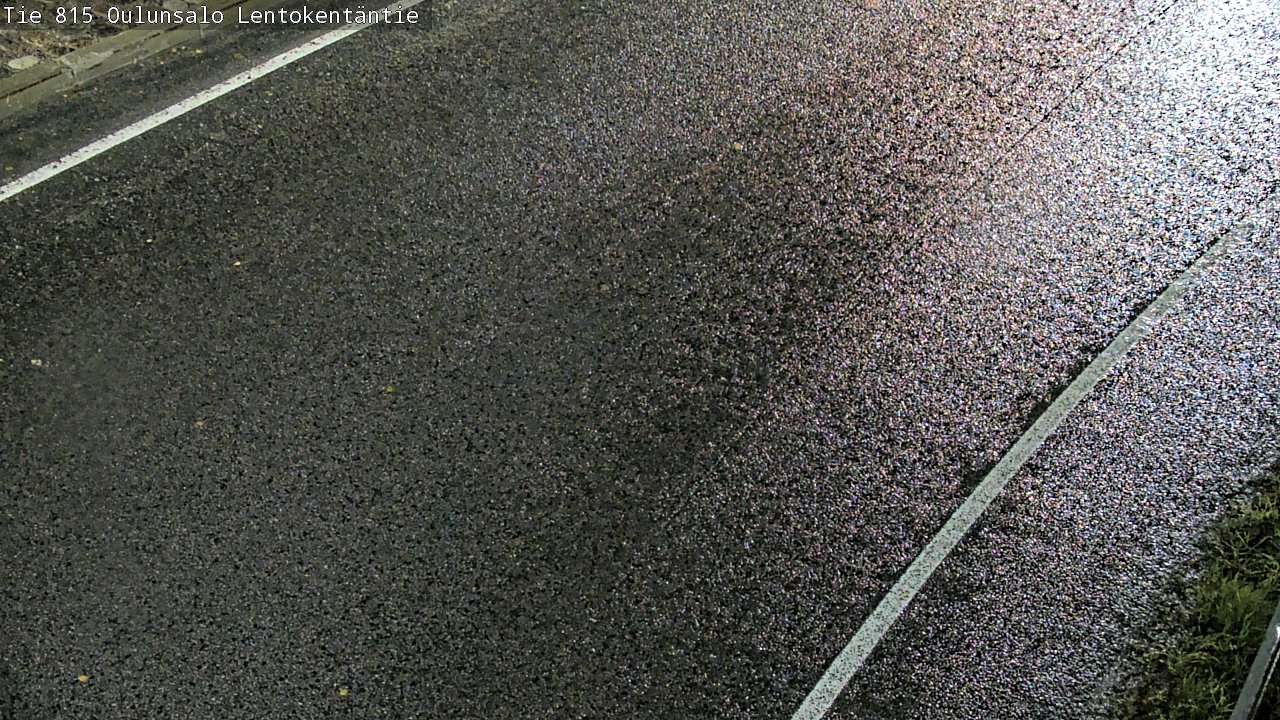 Weather Camera Image Väg 816 Uleåsalo, Lentokentäntie, Oulu, Pohjois-Pohjanmaa