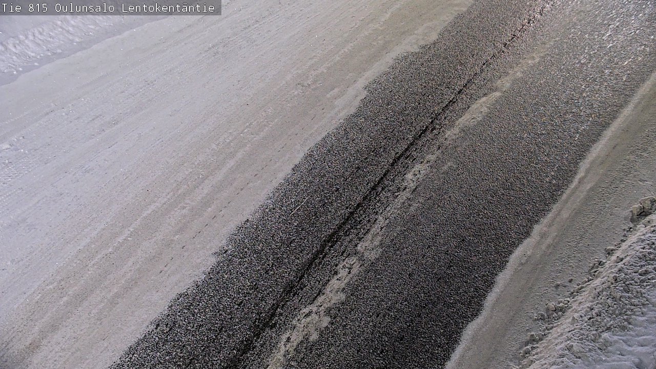 Weather Camera Image Road 816 Oulunsalo, Lentokentäntie, Oulu, Pohjois-Pohjanmaa