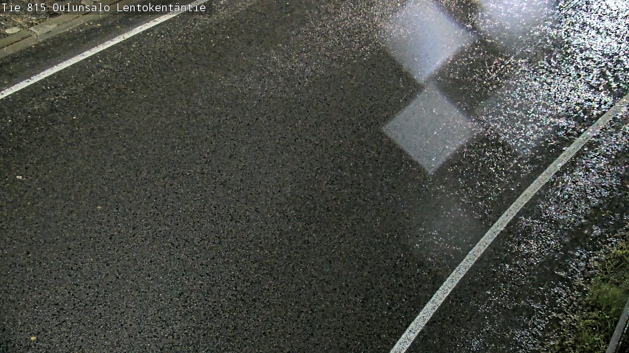 Weather Camera Image Väg 816 Uleåsalo, Lentokentäntie, Oulu, Pohjois-Pohjanmaa