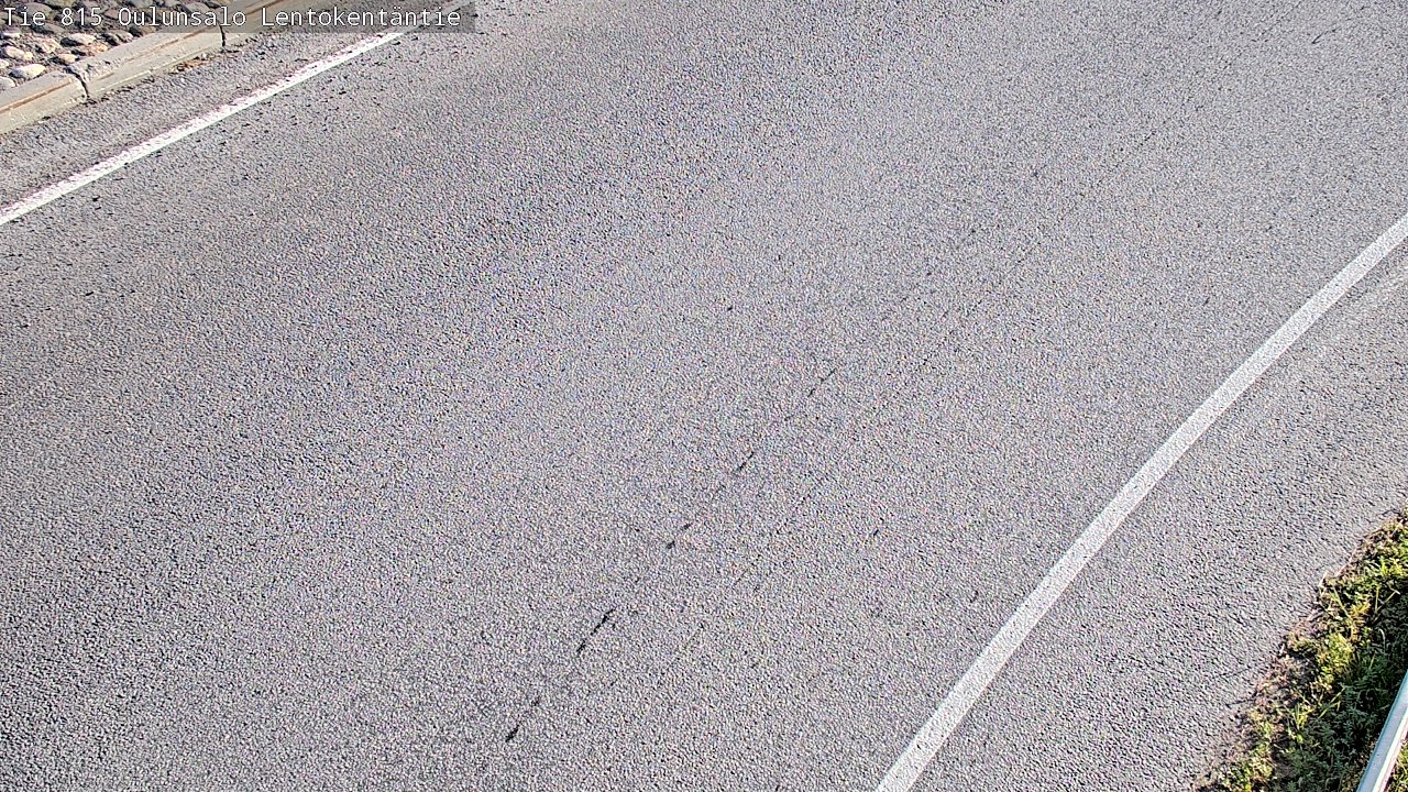 Weather Camera Image Road 816 Oulunsalo, Lentokentäntie, Oulu, Pohjois-Pohjanmaa