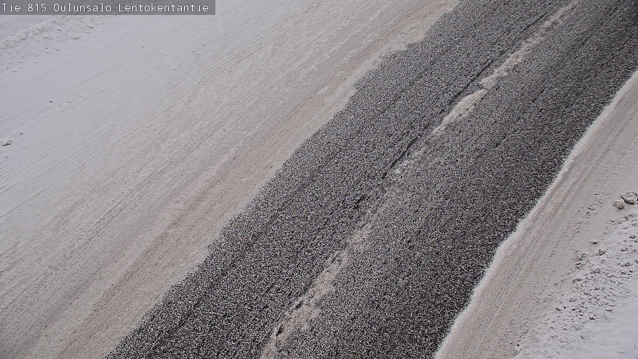 Weather Camera Image Road 816 Oulunsalo, Lentokentäntie, Oulu, Pohjois-Pohjanmaa