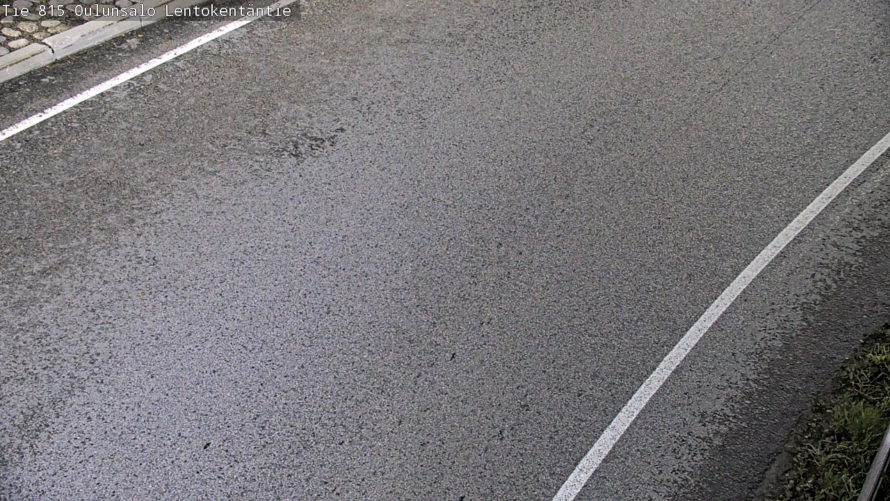 Weather Camera Image Väg 816 Uleåsalo, Lentokentäntie, Oulu, Pohjois-Pohjanmaa
