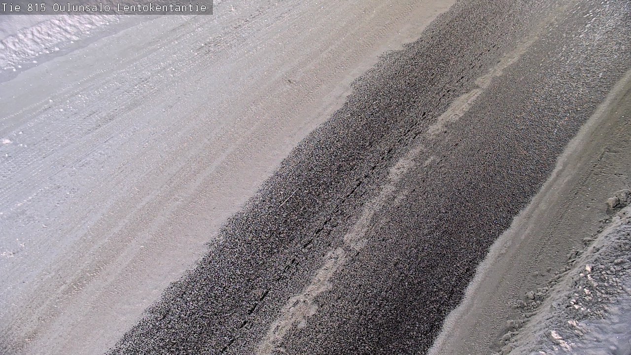 Weather Camera Image Road 816 Oulunsalo, Lentokentäntie, Oulu, Pohjois-Pohjanmaa