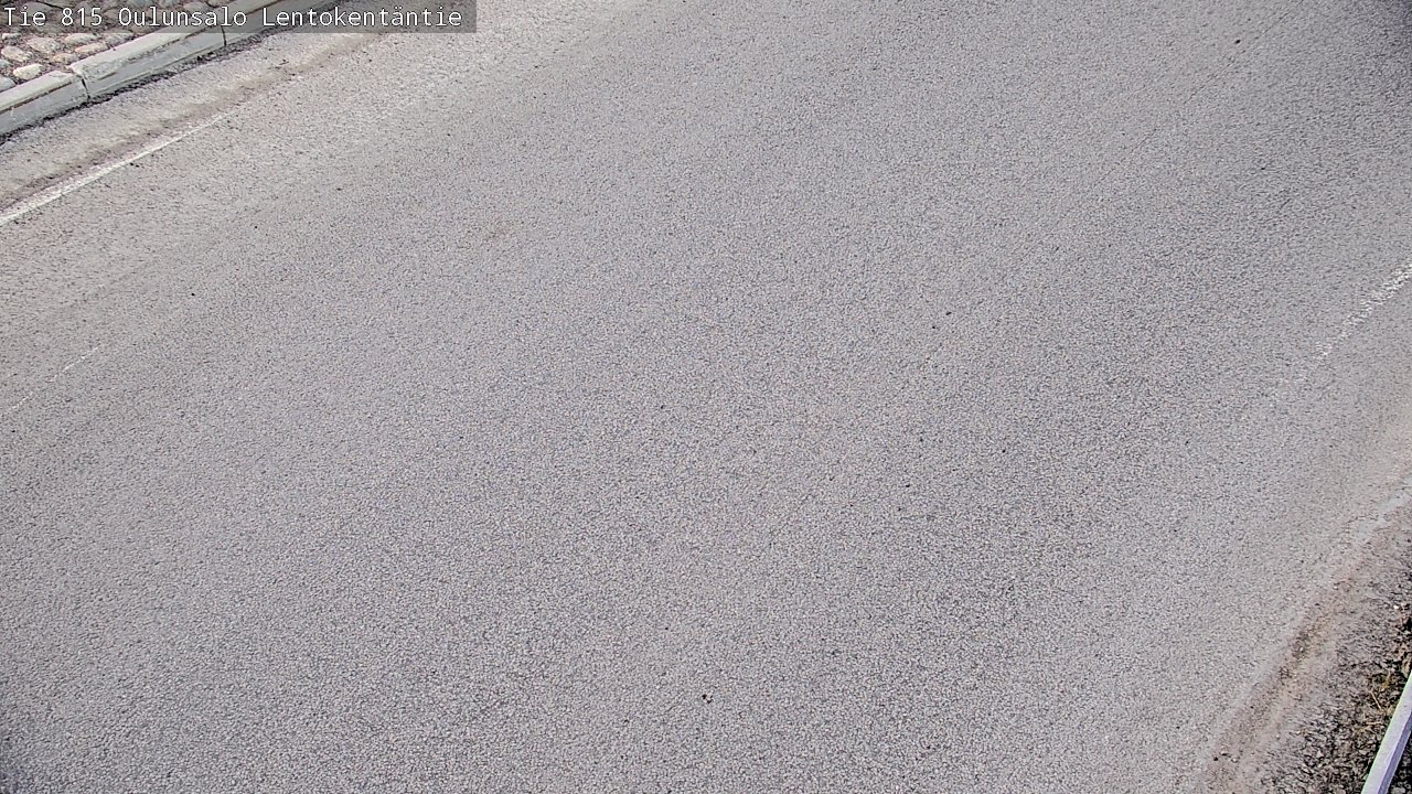 Weather Camera Image Väg 816 Uleåsalo, Lentokentäntie, Oulu, Pohjois-Pohjanmaa