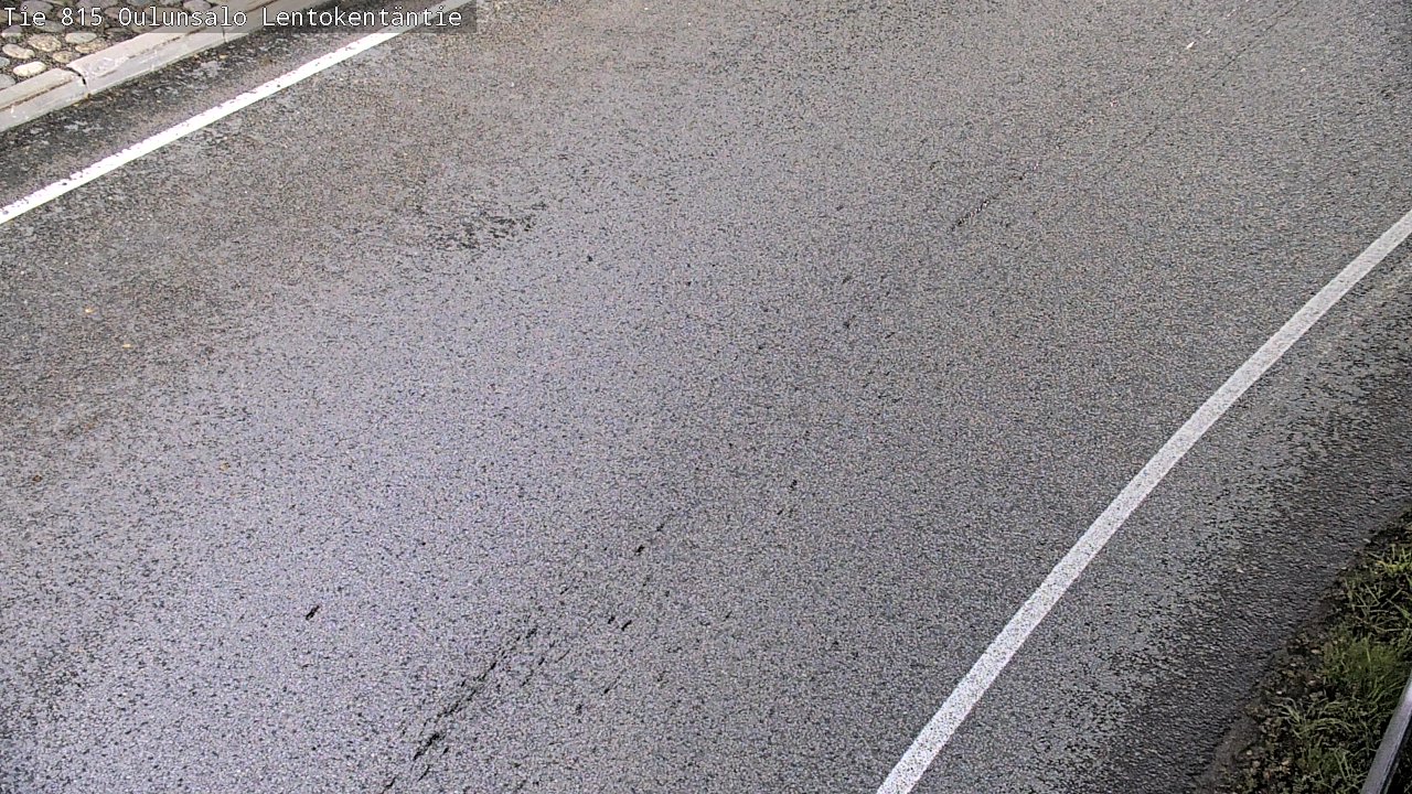 Weather Camera Image Väg 816 Uleåsalo, Lentokentäntie, Oulu, Pohjois-Pohjanmaa