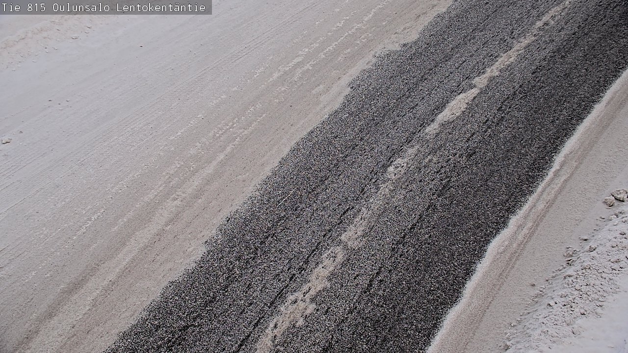 Weather Camera Image Road 816 Oulunsalo, Lentokentäntie, Oulu, Pohjois-Pohjanmaa