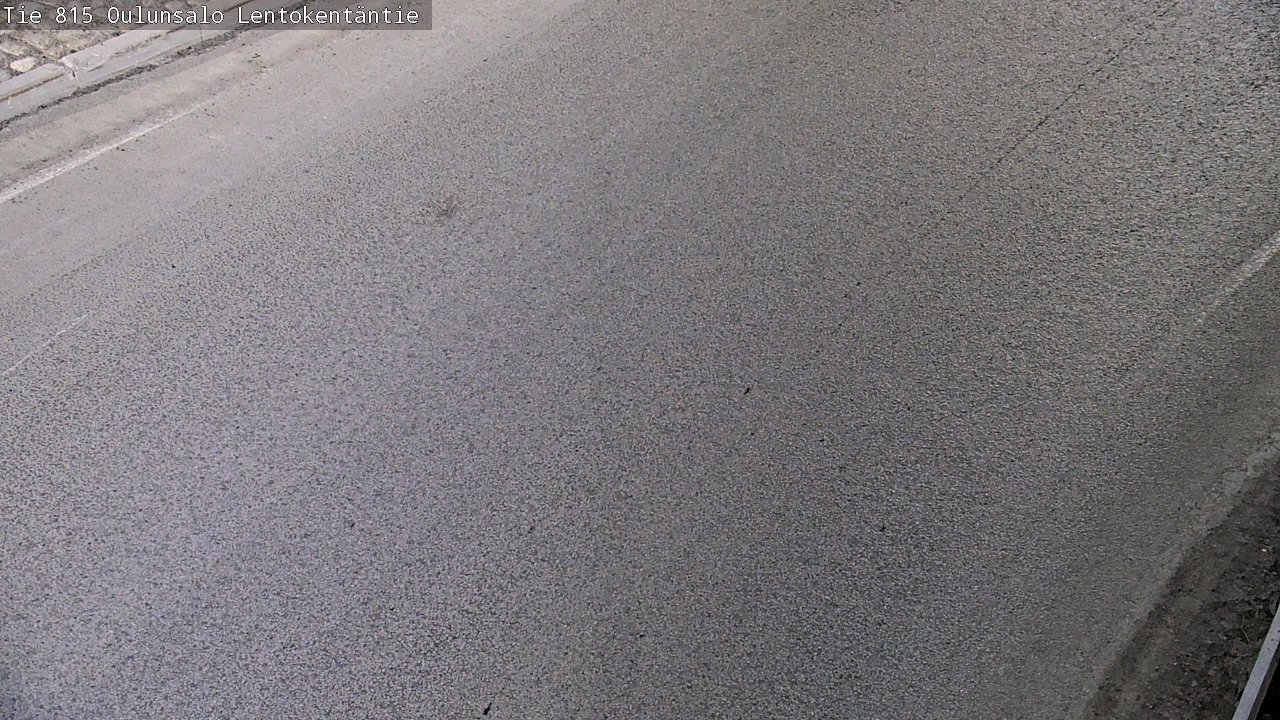 Weather Camera Image Road 816 Oulunsalo, Lentokentäntie, Oulu, Pohjois-Pohjanmaa