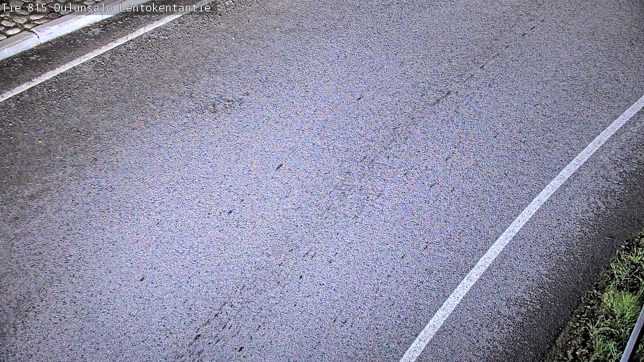 Weather Camera Image Väg 816 Uleåsalo, Lentokentäntie, Oulu, Pohjois-Pohjanmaa
