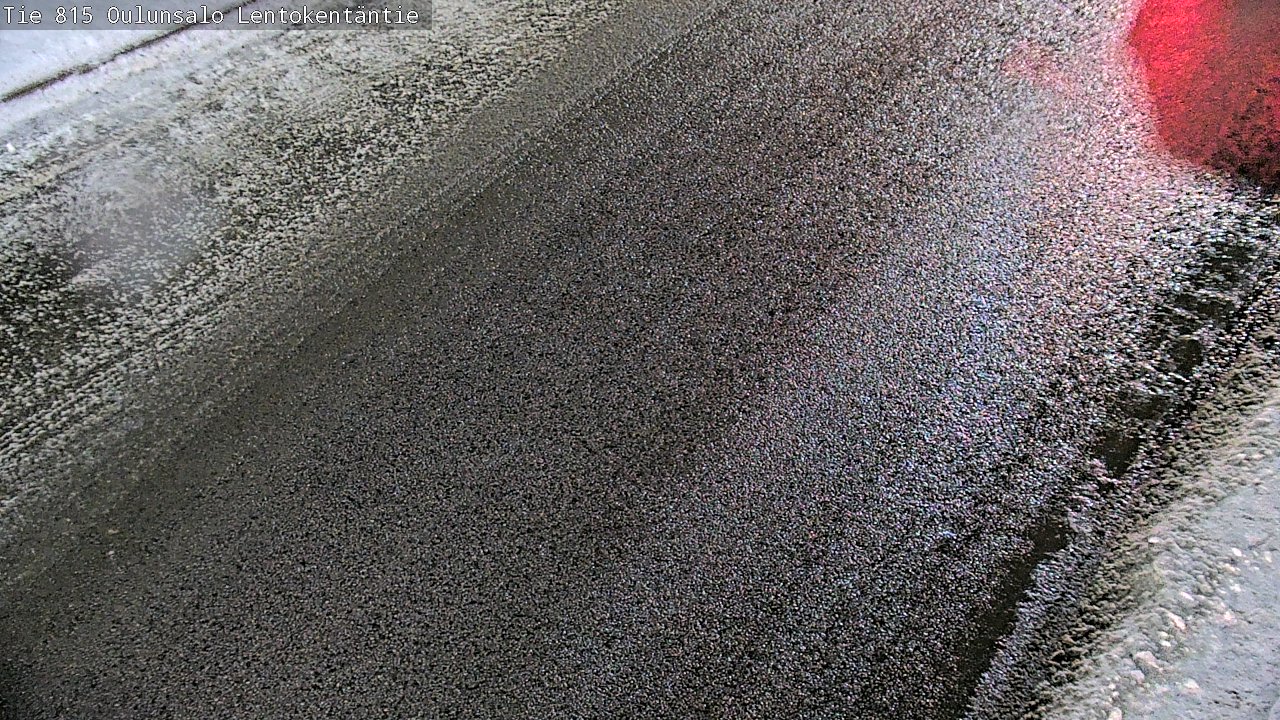 Weather Camera Image Väg 816 Uleåsalo, Lentokentäntie, Oulu, Pohjois-Pohjanmaa