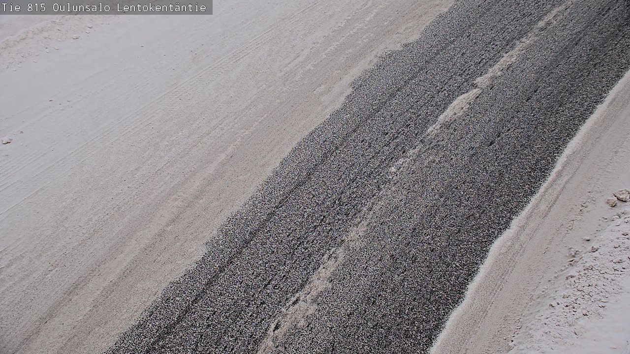 Weather Camera Image Road 816 Oulunsalo, Lentokentäntie, Oulu, Pohjois-Pohjanmaa
