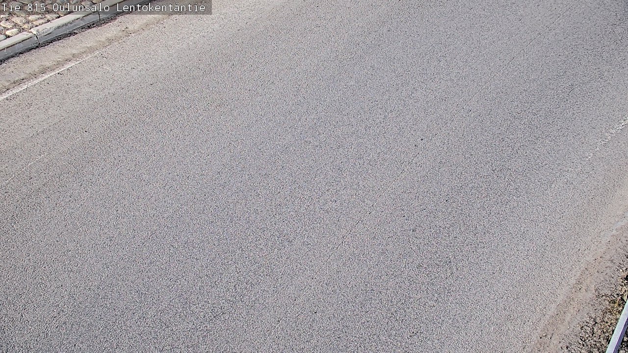 Weather Camera Image Väg 816 Uleåsalo, Lentokentäntie, Oulu, Pohjois-Pohjanmaa