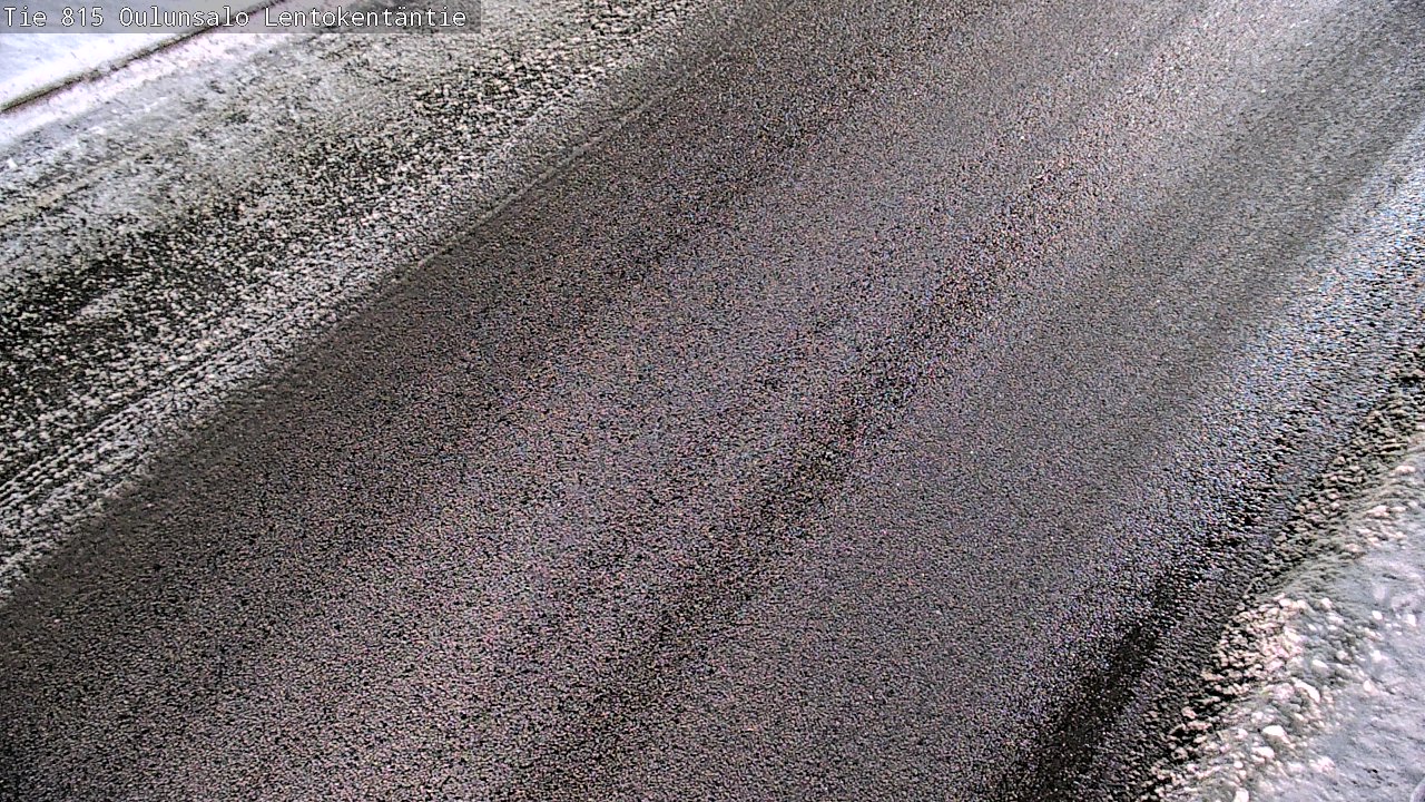 Weather Camera Image Väg 816 Uleåsalo, Lentokentäntie, Oulu, Pohjois-Pohjanmaa