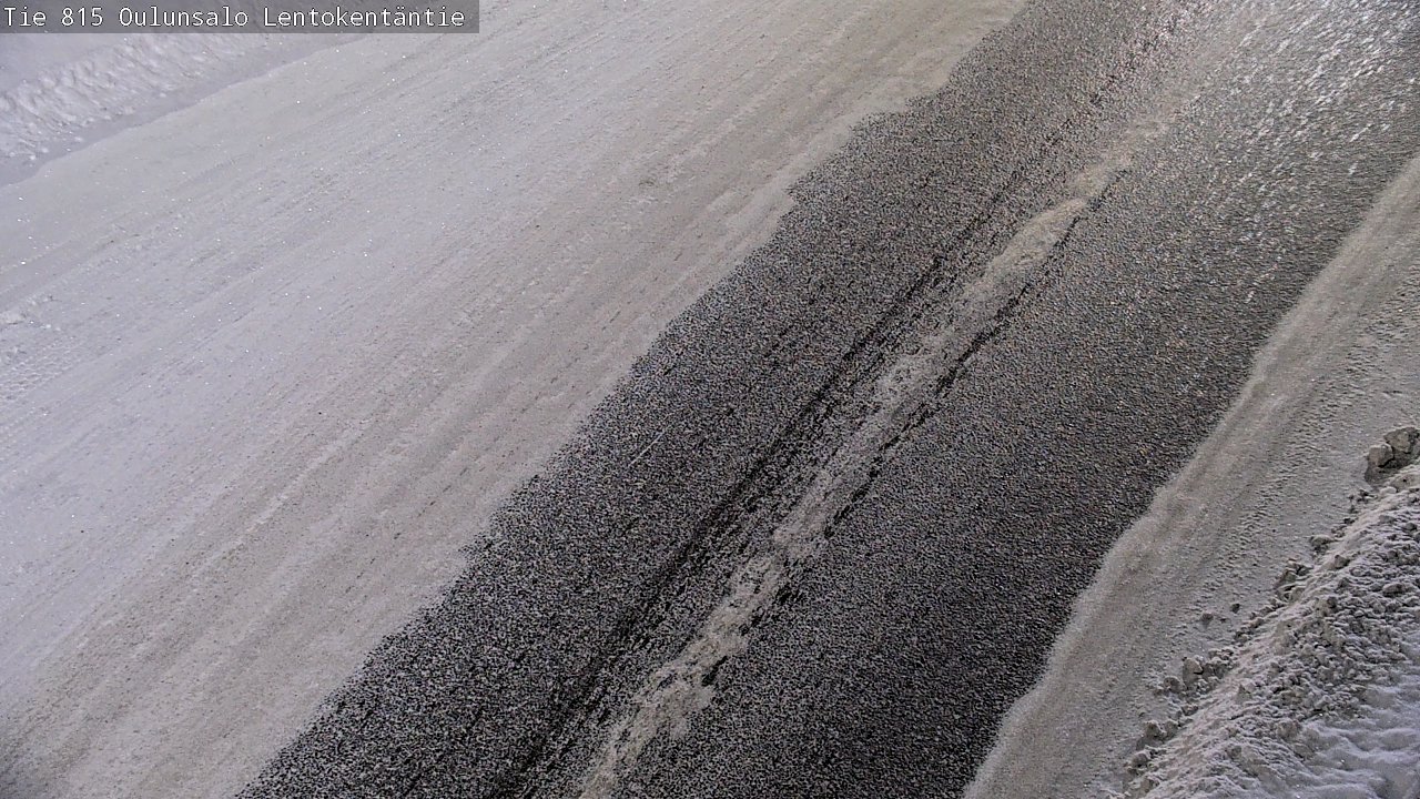 Weather Camera Image Road 816 Oulunsalo, Lentokentäntie, Oulu, Pohjois-Pohjanmaa
