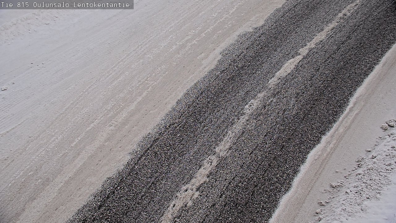 Weather Camera Image Road 816 Oulunsalo, Lentokentäntie, Oulu, Pohjois-Pohjanmaa
