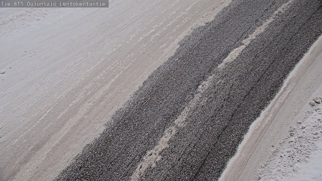 Weather Camera Image Road 816 Oulunsalo, Lentokentäntie, Oulu, Pohjois-Pohjanmaa