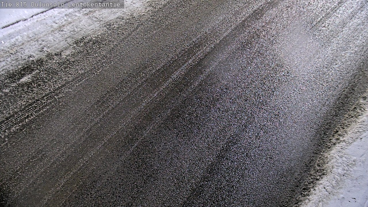 Weather Camera Image Väg 816 Uleåsalo, Lentokentäntie, Oulu, Pohjois-Pohjanmaa