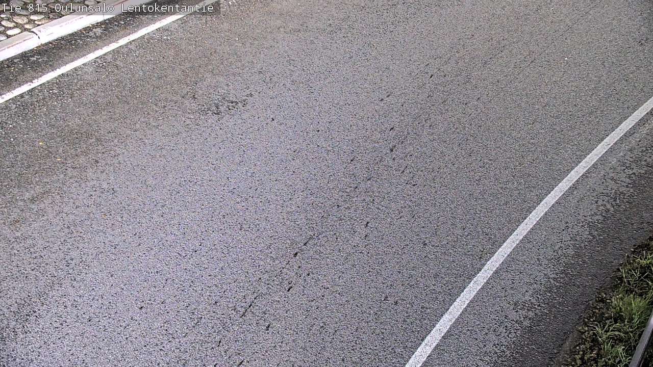 Weather Camera Image Väg 816 Uleåsalo, Lentokentäntie, Oulu, Pohjois-Pohjanmaa
