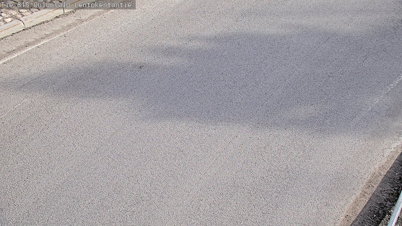Weather Camera Image Väg 816 Uleåsalo, Lentokentäntie, Oulu, Pohjois-Pohjanmaa