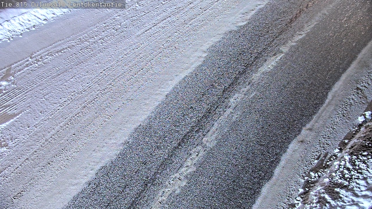 Weather Camera Image Road 816 Oulunsalo, Lentokentäntie, Oulu, Pohjois-Pohjanmaa