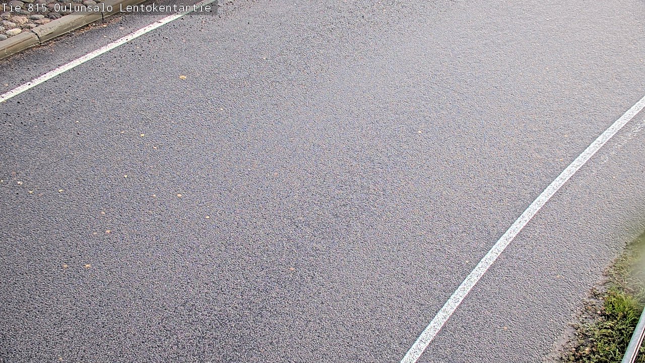 Weather Camera Image Väg 816 Uleåsalo, Lentokentäntie, Oulu, Pohjois-Pohjanmaa