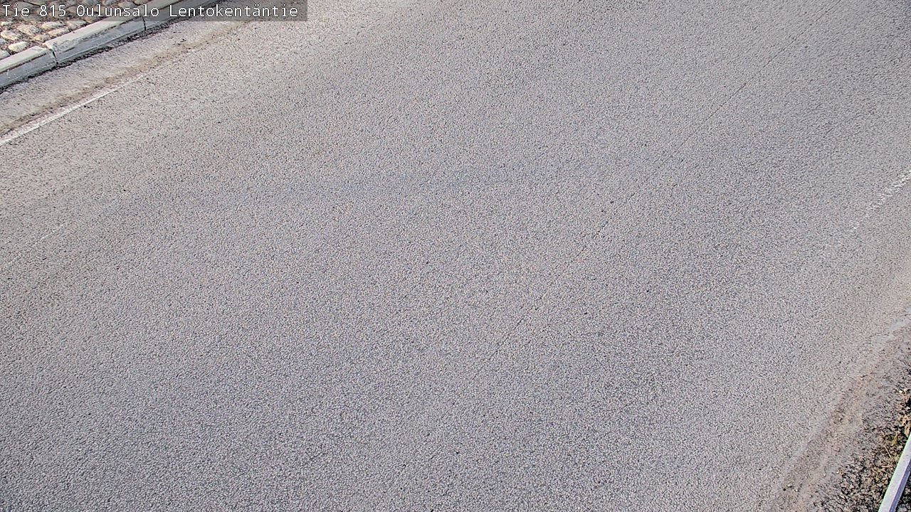 Weather Camera Image Väg 816 Uleåsalo, Lentokentäntie, Oulu, Pohjois-Pohjanmaa