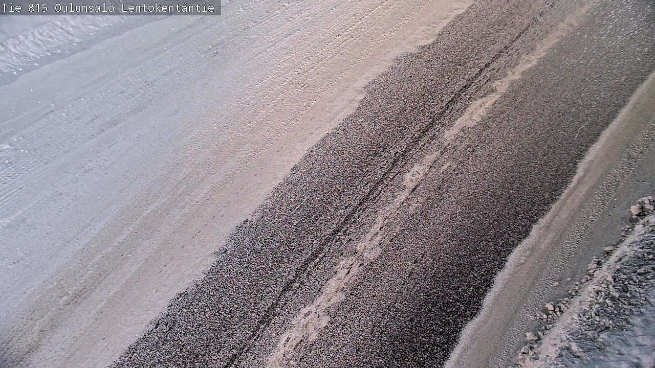 Weather Camera Image Road 816 Oulunsalo, Lentokentäntie, Oulu, Pohjois-Pohjanmaa