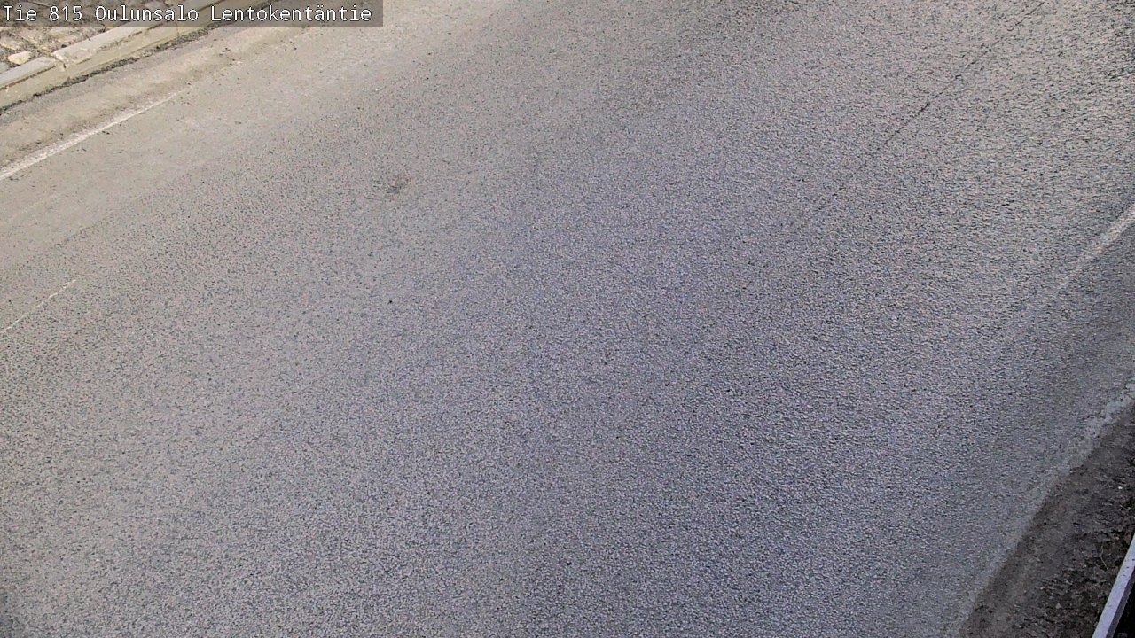 Weather Camera Image Road 816 Oulunsalo, Lentokentäntie, Oulu, Pohjois-Pohjanmaa