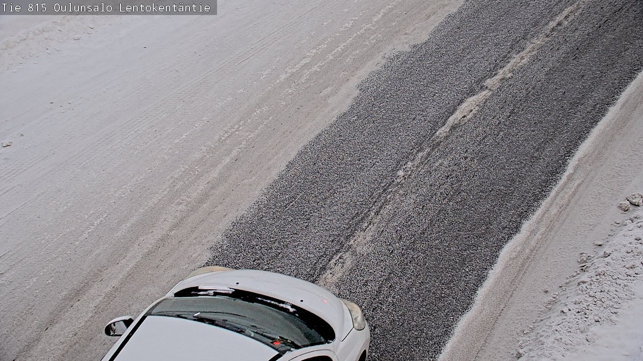 Weather Camera Image Road 816 Oulunsalo, Lentokentäntie, Oulu, Pohjois-Pohjanmaa