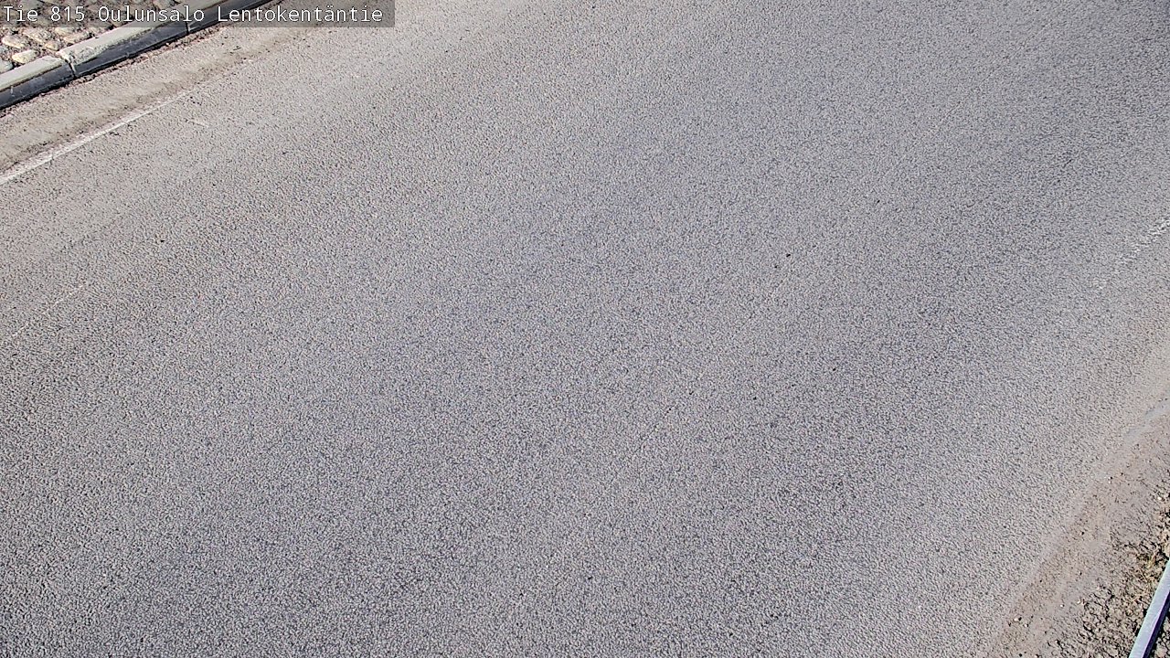 Weather Camera Image Väg 816 Uleåsalo, Lentokentäntie, Oulu, Pohjois-Pohjanmaa