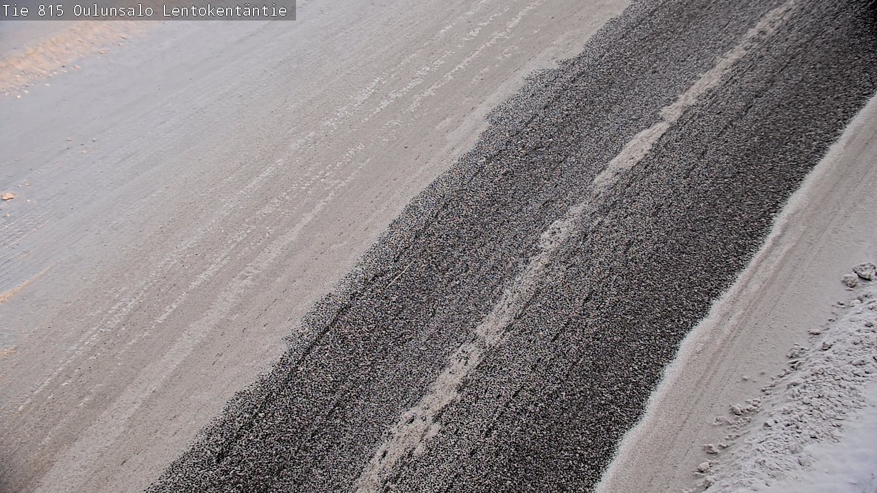 Weather Camera Image Road 816 Oulunsalo, Lentokentäntie, Oulu, Pohjois-Pohjanmaa