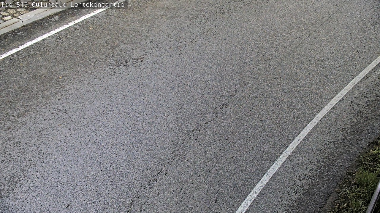Weather Camera Image Väg 816 Uleåsalo, Lentokentäntie, Oulu, Pohjois-Pohjanmaa
