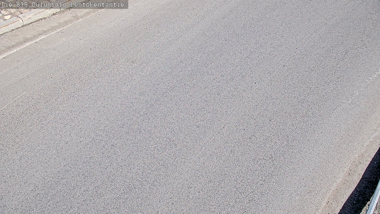 Weather Camera Image Väg 816 Uleåsalo, Lentokentäntie, Oulu, Pohjois-Pohjanmaa
