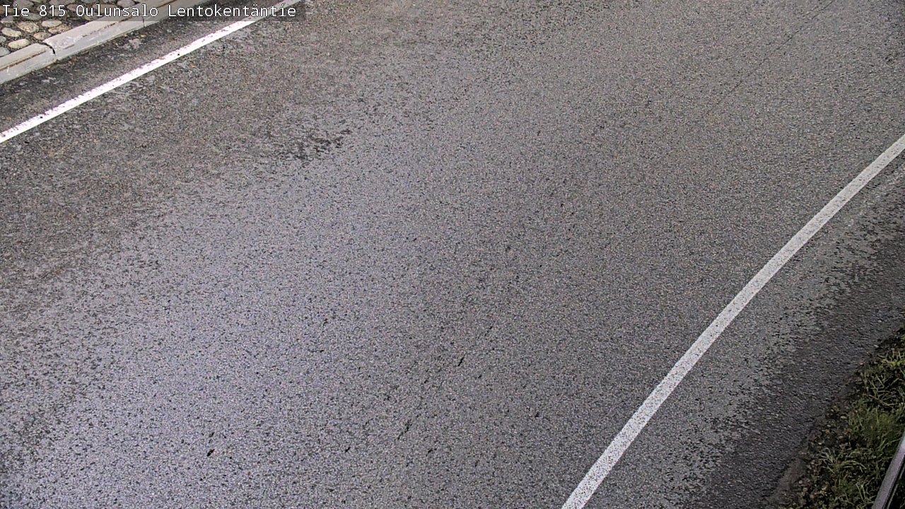 Weather Camera Image Väg 816 Uleåsalo, Lentokentäntie, Oulu, Pohjois-Pohjanmaa