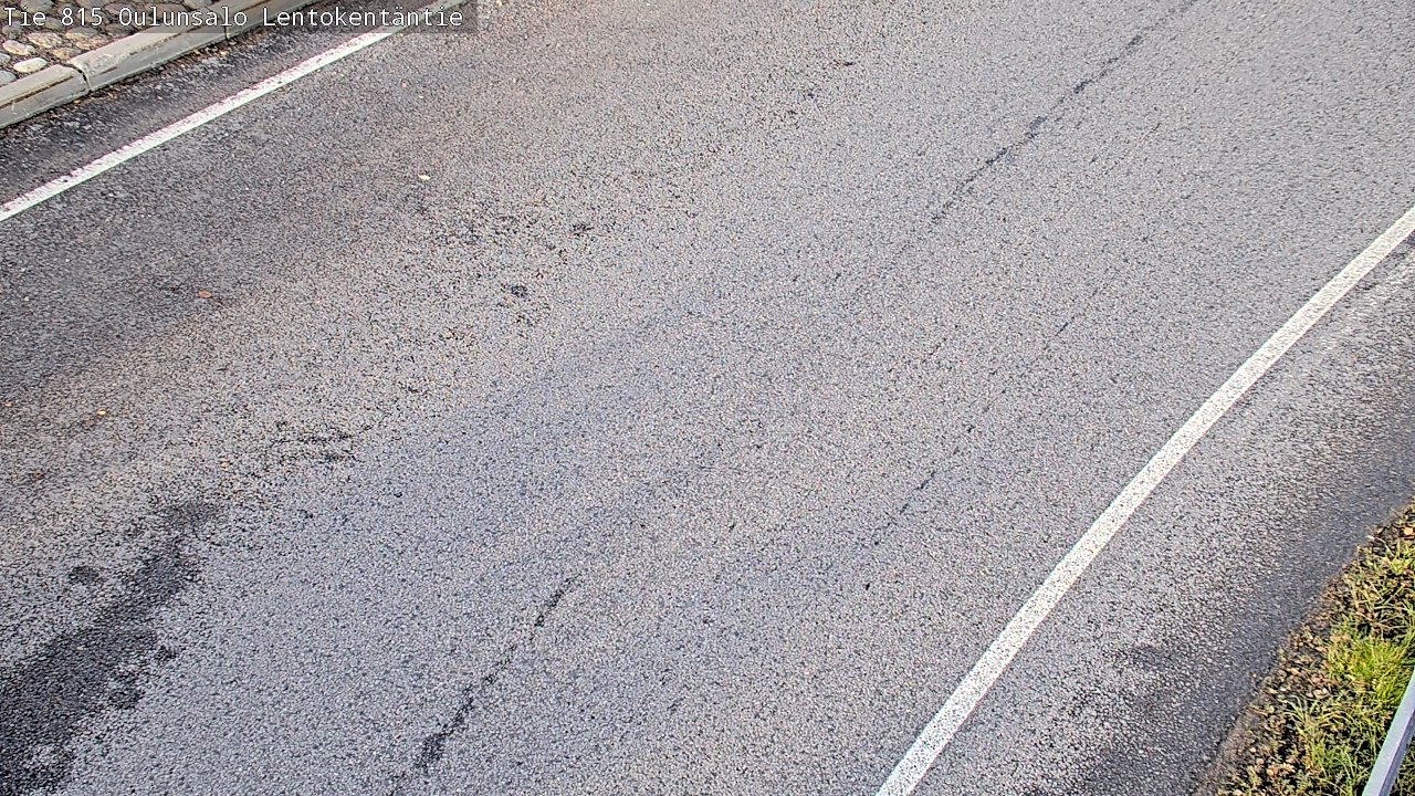 Weather Camera Image Väg 816 Uleåsalo, Lentokentäntie, Oulu, Pohjois-Pohjanmaa