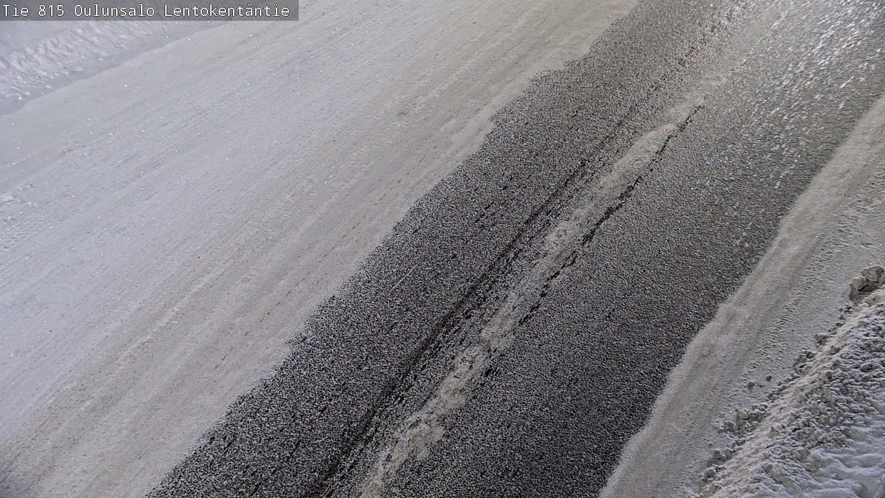 Weather Camera Image Road 816 Oulunsalo, Lentokentäntie, Oulu, Pohjois-Pohjanmaa