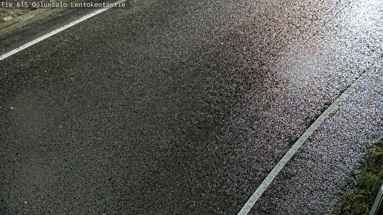 Weather Camera Image Väg 816 Uleåsalo, Lentokentäntie, Oulu, Pohjois-Pohjanmaa