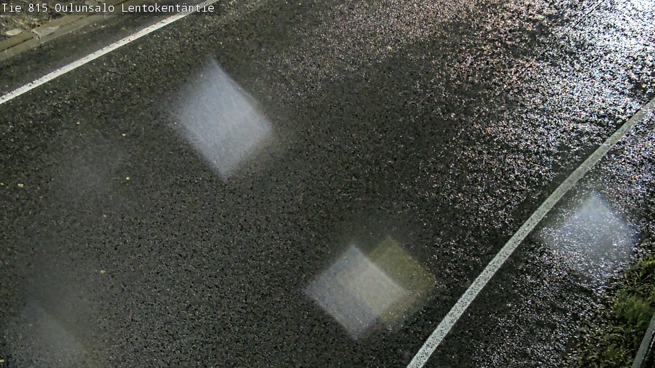 Weather Camera Image Väg 816 Uleåsalo, Lentokentäntie, Oulu, Pohjois-Pohjanmaa