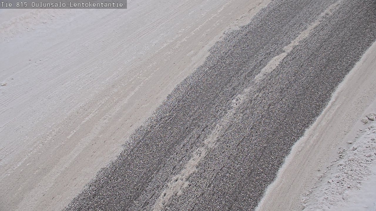 Weather Camera Image Road 816 Oulunsalo, Lentokentäntie, Oulu, Pohjois-Pohjanmaa