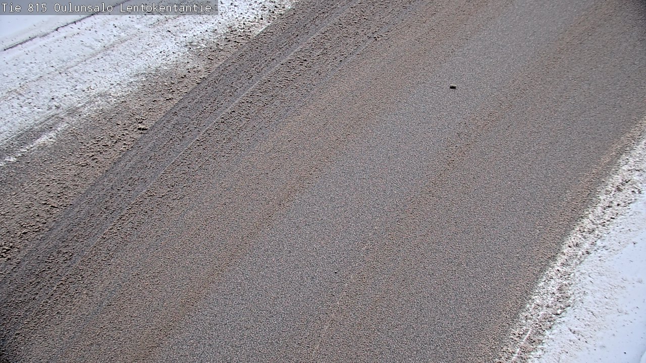 Weather Camera Image Väg 816 Uleåsalo, Lentokentäntie, Oulu, Pohjois-Pohjanmaa