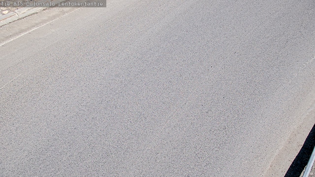 Weather Camera Image Väg 816 Uleåsalo, Lentokentäntie, Oulu, Pohjois-Pohjanmaa