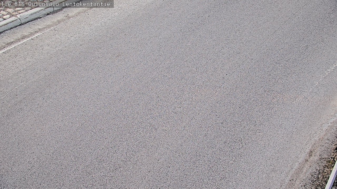 Weather Camera Image Väg 816 Uleåsalo, Lentokentäntie, Oulu, Pohjois-Pohjanmaa