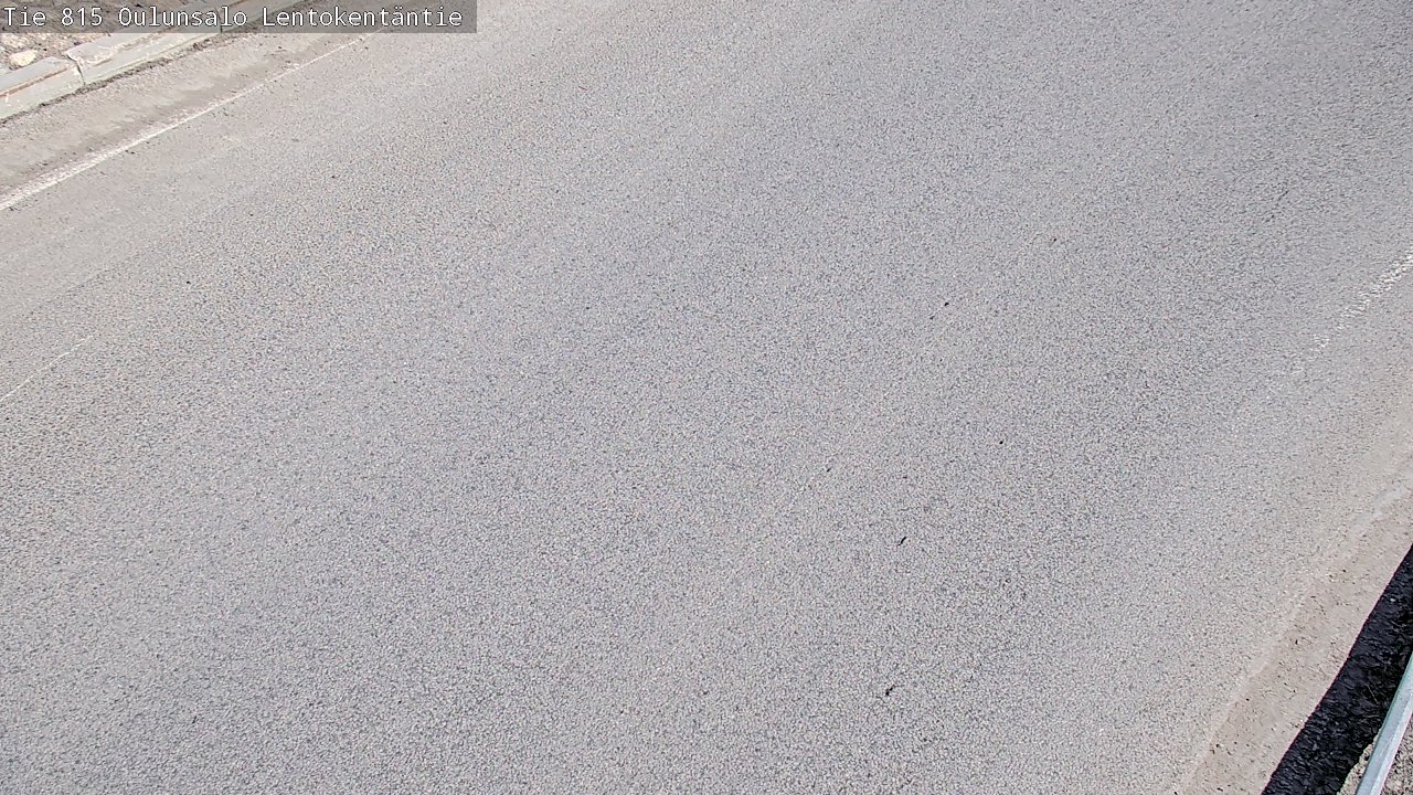 Weather Camera Image Väg 816 Uleåsalo, Lentokentäntie, Oulu, Pohjois-Pohjanmaa
