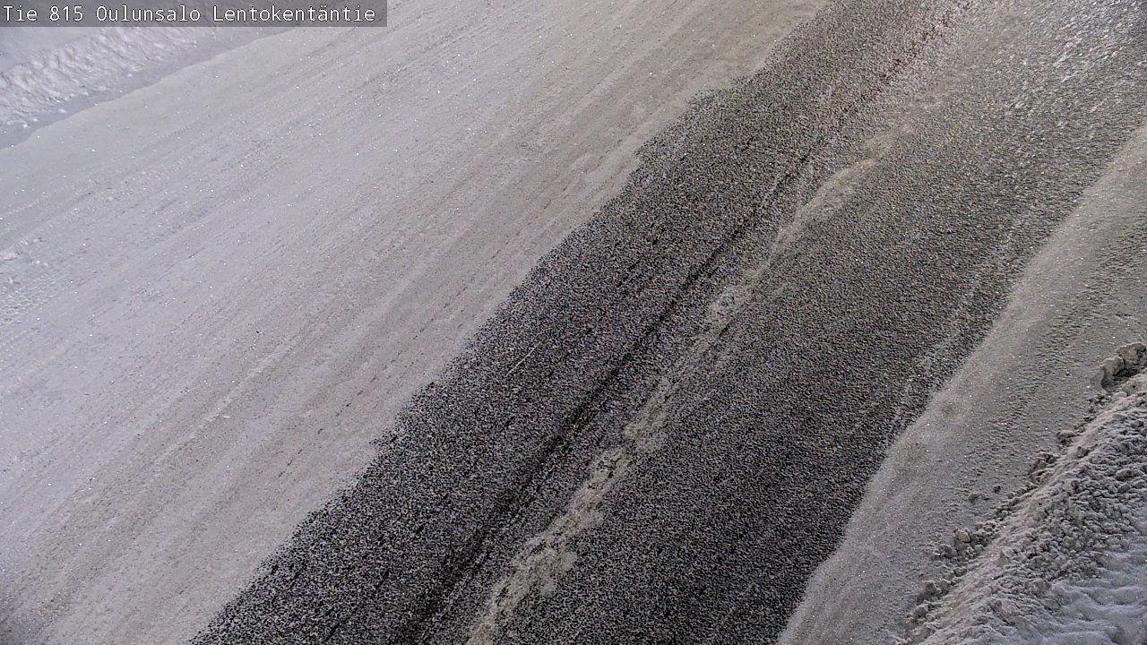 Weather Camera Image Road 816 Oulunsalo, Lentokentäntie, Oulu, Pohjois-Pohjanmaa