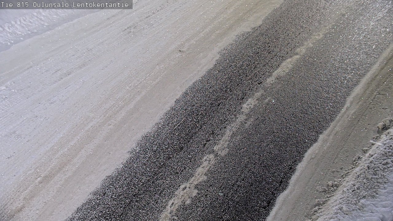 Weather Camera Image Road 816 Oulunsalo, Lentokentäntie, Oulu, Pohjois-Pohjanmaa