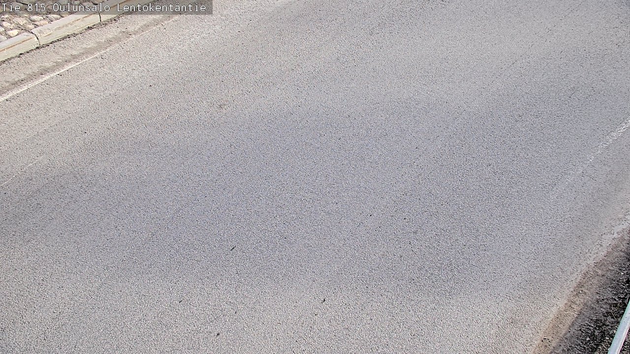 Weather Camera Image Väg 816 Uleåsalo, Lentokentäntie, Oulu, Pohjois-Pohjanmaa