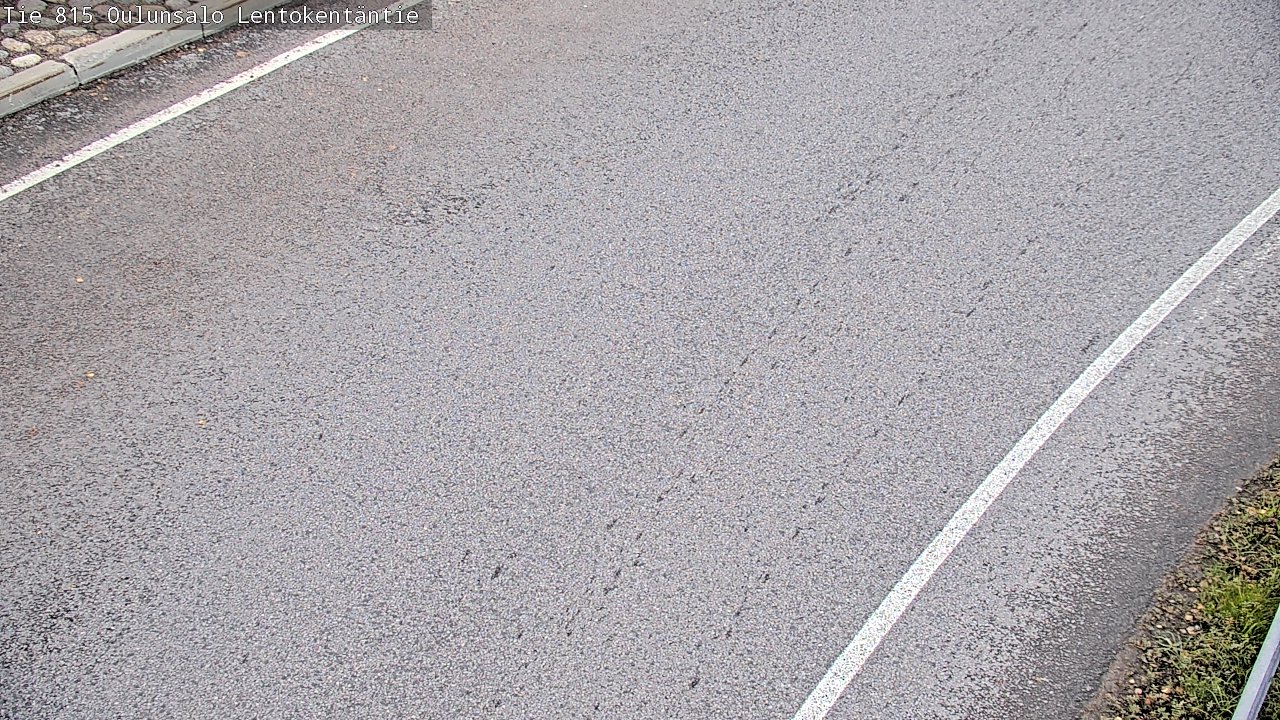 Weather Camera Image Väg 816 Uleåsalo, Lentokentäntie, Oulu, Pohjois-Pohjanmaa