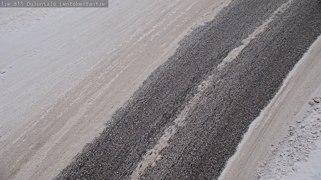 Weather Camera Image Road 816 Oulunsalo, Lentokentäntie, Oulu, Pohjois-Pohjanmaa