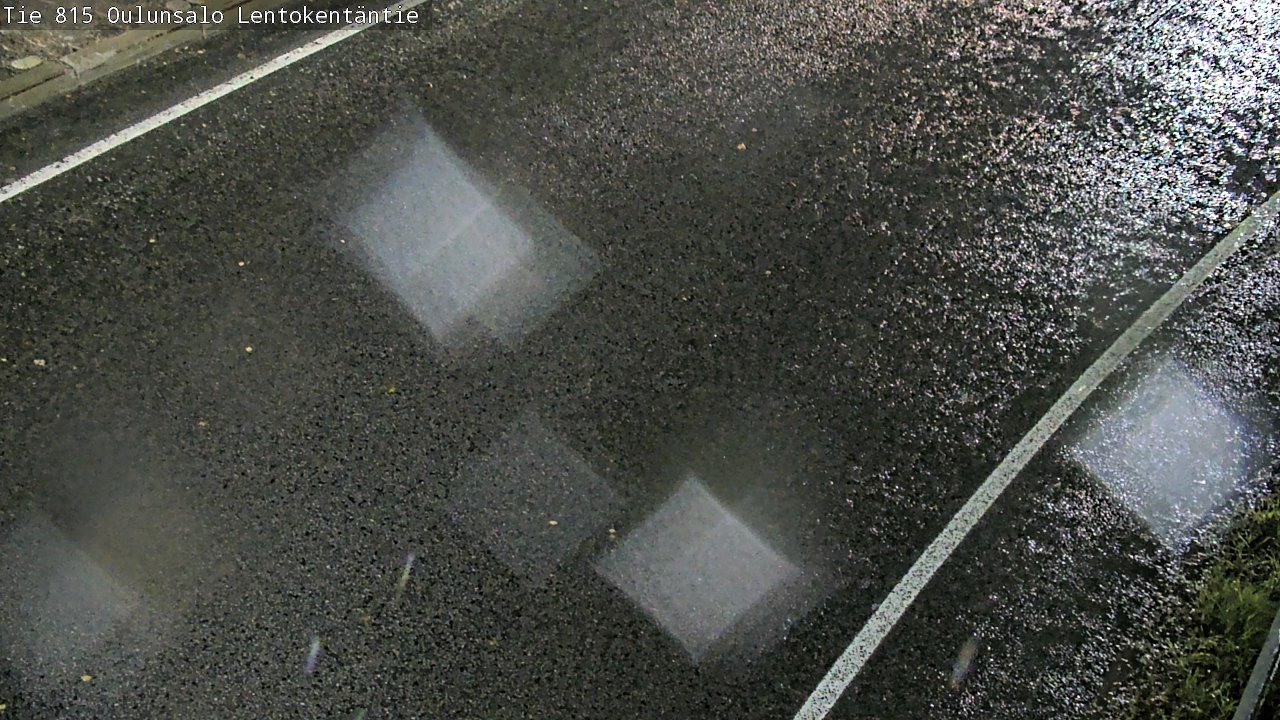Weather Camera Image Väg 816 Uleåsalo, Lentokentäntie, Oulu, Pohjois-Pohjanmaa