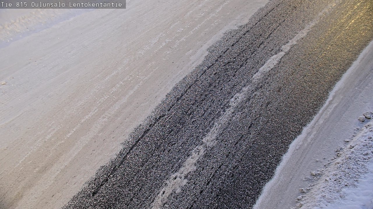 Weather Camera Image Road 816 Oulunsalo, Lentokentäntie, Oulu, Pohjois-Pohjanmaa