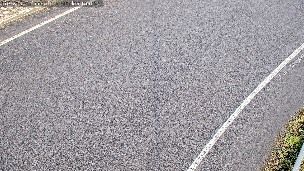Weather Camera Image Väg 816 Uleåsalo, Lentokentäntie, Oulu, Pohjois-Pohjanmaa